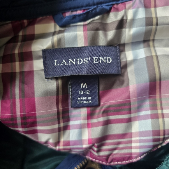 Lands End Quilted Jacket Size Medium - Picture 7 of 9